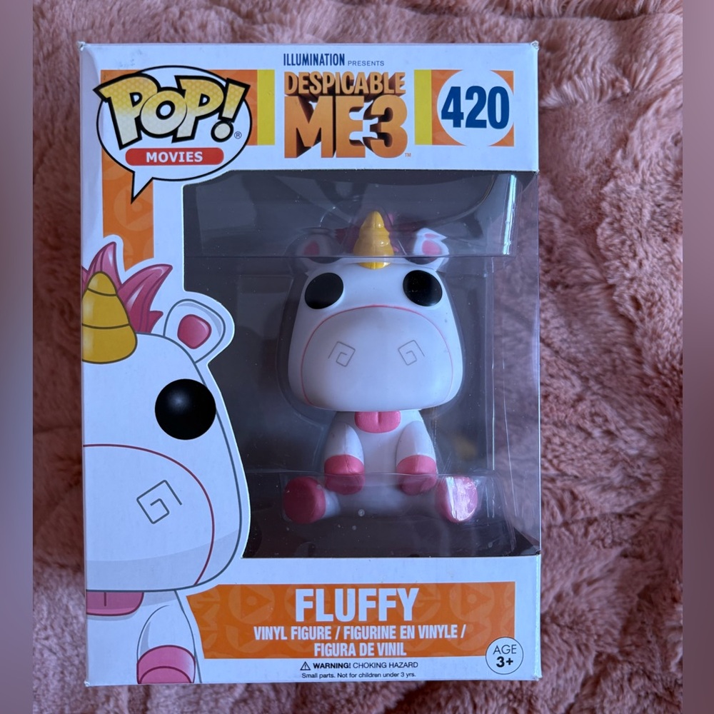 Funko Pop! Fluffy The Unicorn From
Despicable Me! 3